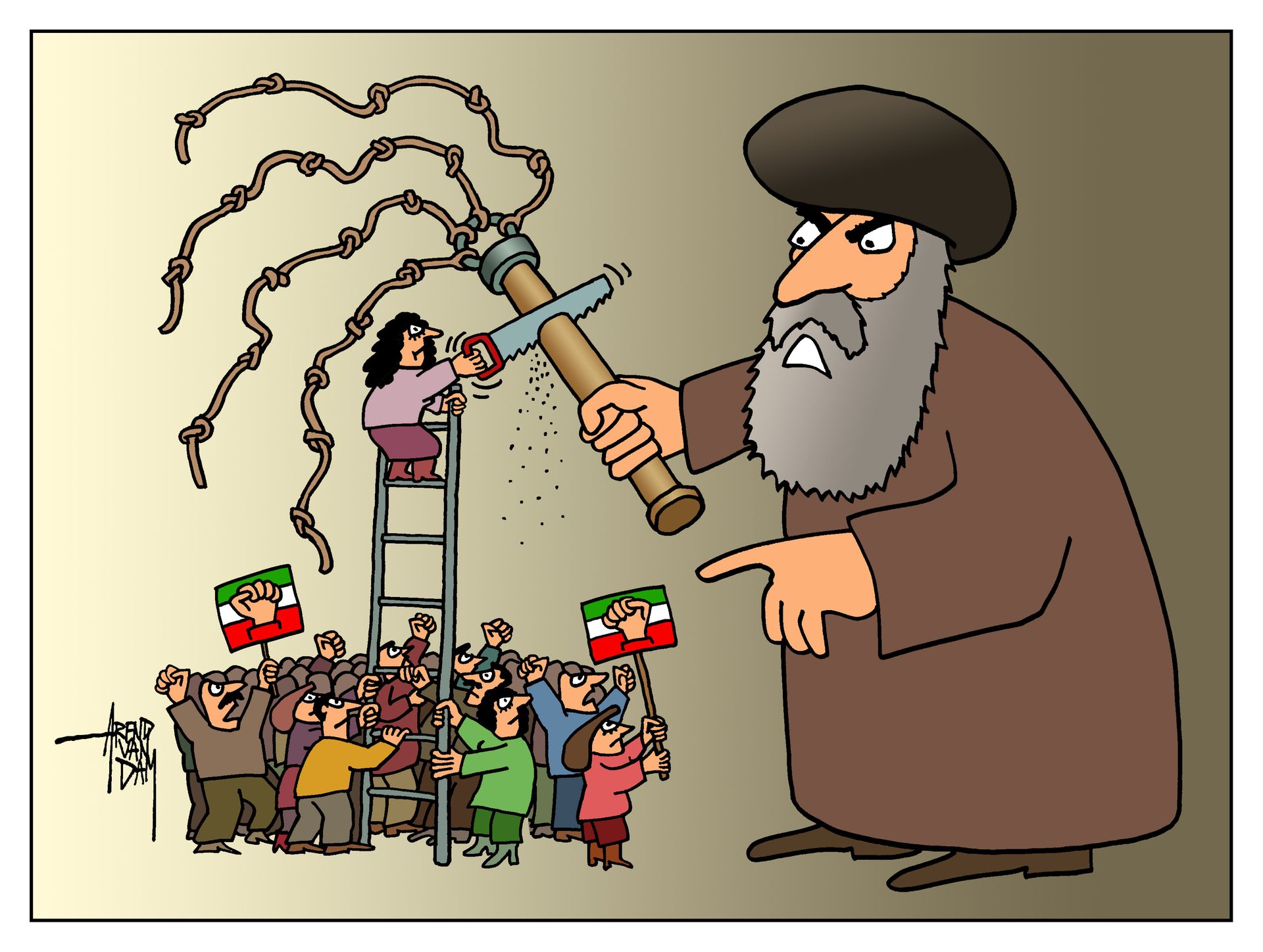 Iran(opstand-tegen-onderdrukking)+